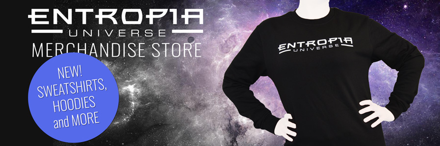 Entropia sweatshirt in the merchandise store