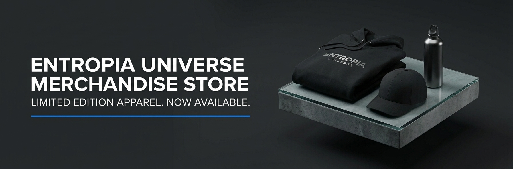 Entropia sweatshirt in the merchandise store